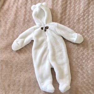 Carter’s White Coverall/Snowsuit